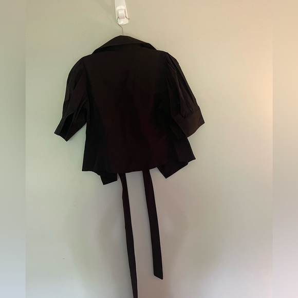 GRACIA Wrap Top Black Medium - Picture 4 of 10